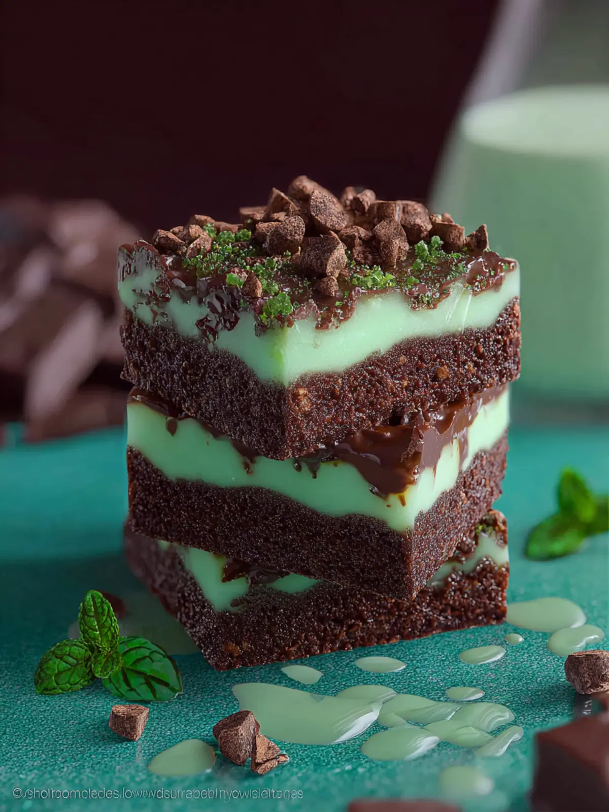 Chocolate Mint Bars First Image