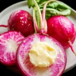 Delightful Radish with Butter and Salt for Effortless Snacking First Image
