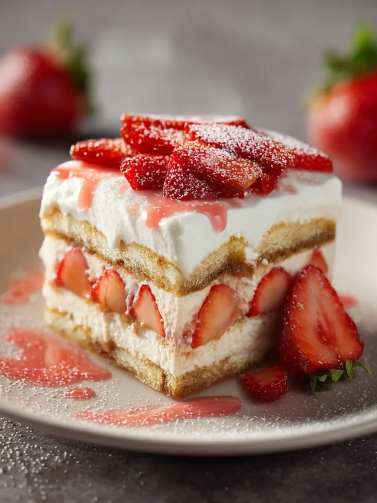 Strawberry Tiramisu First Image