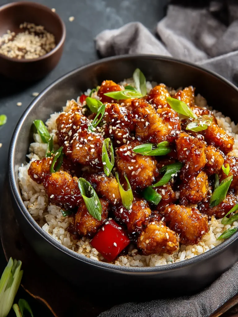 Honey Garlic Chicken Dinner First Image