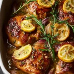 Lemon Rosemary Chicken Recipe First Image